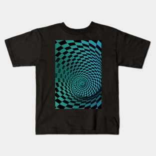 optical illusion Tunnel Kids T-Shirt